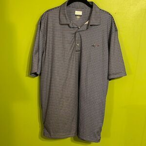 Greg Norman Men's Striped Polo Golf Shirt Size XL